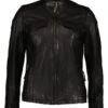 Leren Jas "Alina" Zwart 2 Leren Jas "Alina" Zwart -Limango Winkel 7eleven leren jas alina zwart