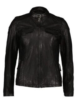 Leren Jas "Alina" Zwart