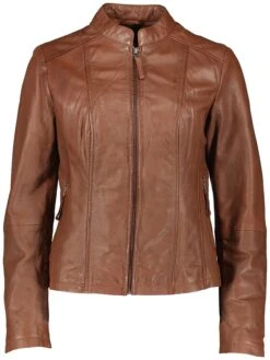 Leren Jas "Cruz" Lichtbruin