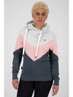 Hoodie "Stella" Antraciet/oranje