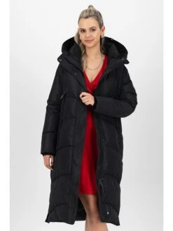 Wintermantel "Juna" Zwart