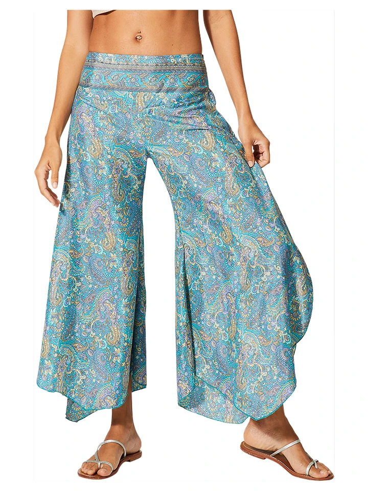 Broek turquoise/paars Broek Turquoise/paars -Limango Winkel aller simplement broek turquoise paars 2