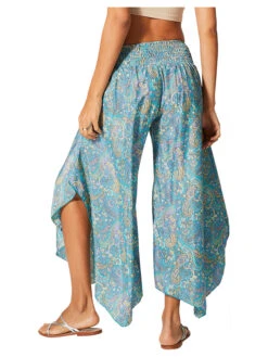 Broek Turquoise/paars 5 Broek Turquoise/paars -Limango Winkel aller simplement broek turquoise paars 3