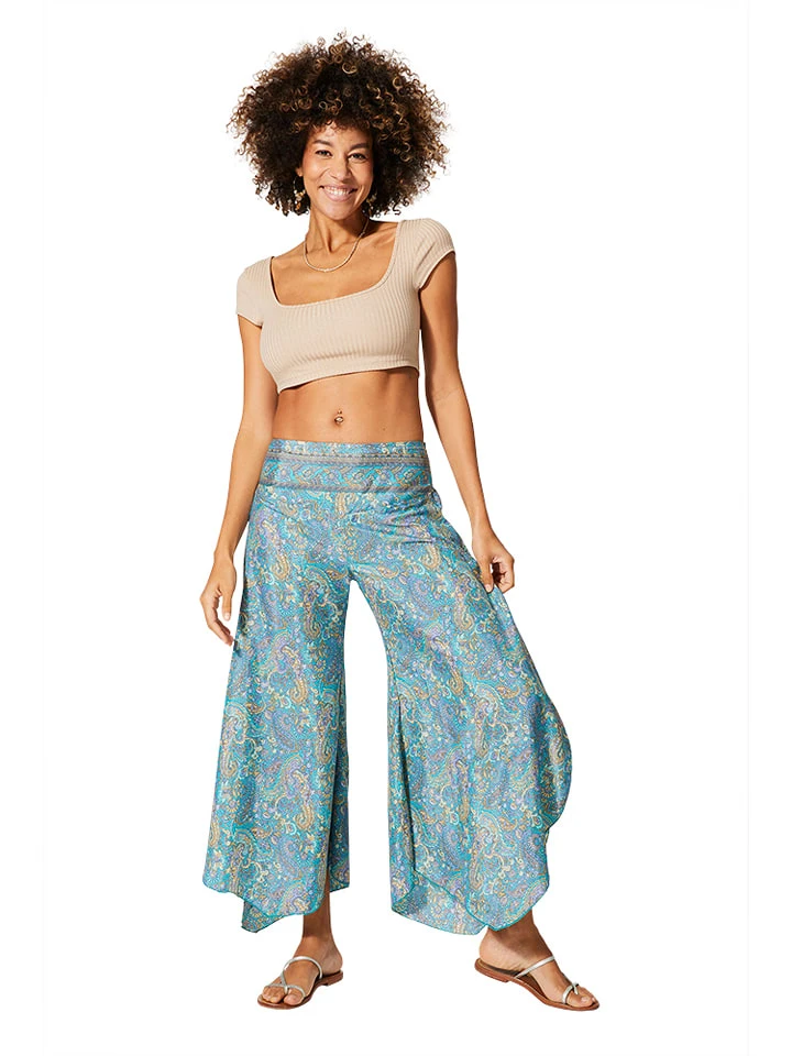 Broek turquoise/paars Broek Turquoise/paars -Limango Winkel aller simplement broek turquoise paars