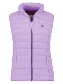 Doorgestikte Bodywarmer "Vakitalana" Paars