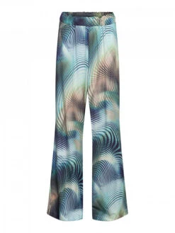 Broek "Julie" Blauw/beige/groen -Limango Winkel andco woman broek julie blauw beige groen 2