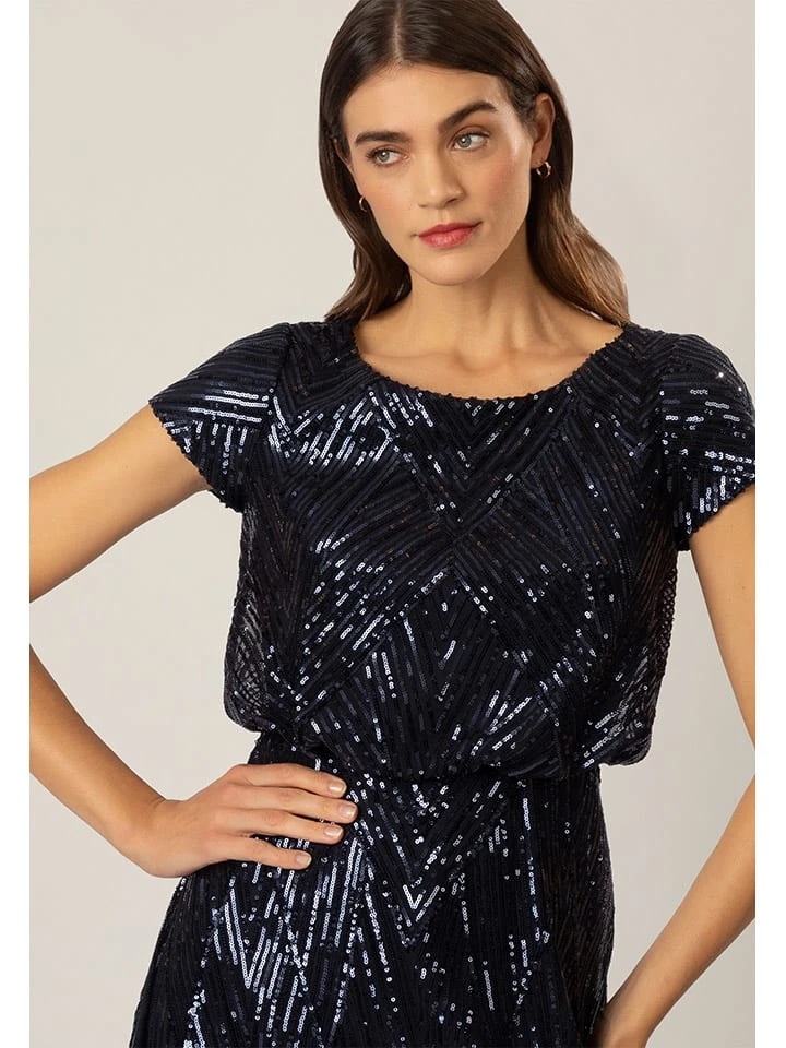 Paillettenjurk donkerblauw APART Paillettenjurk Donkerblauw -Limango Winkel apart paillettenjurk donkerblauw 2