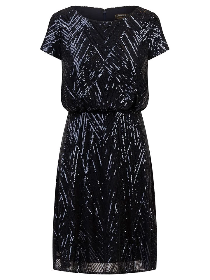 Paillettenjurk donkerblauw APART Paillettenjurk Donkerblauw -Limango Winkel apart paillettenjurk donkerblauw