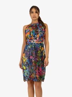 APART Plisséjurk Meerkleurig