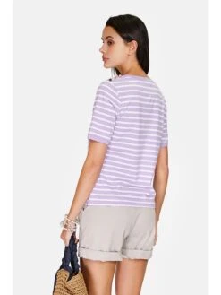 Shirt Lila/wit -Limango Winkel assuili shirt lila wit 2