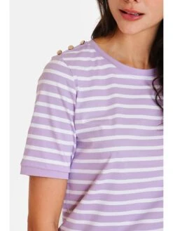 Shirt Lila/wit -Limango Winkel assuili shirt lila wit 3