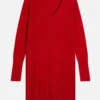 Kasjmieren Jurk "Capelet" Rood -Limango Winkel authentic cashmere kasjmieren jurk capelet rood