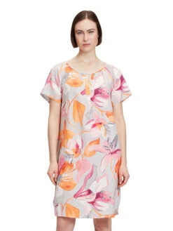 Betty Barclay Linnen Jurk Meerkleurig