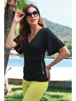 Shirt "Cook" Zwart -Limango Winkel bleu dazur shirt cook zwart 2