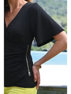 Shirt "Cook" Zwart -Limango Winkel bleu dazur shirt cook zwart 3