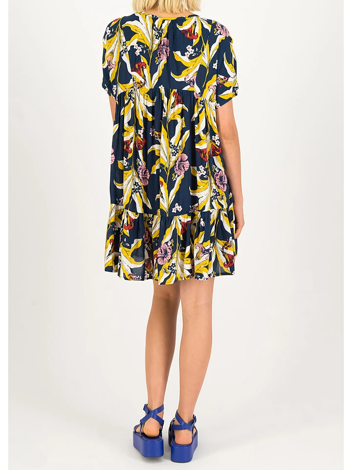 Jurk "Seeds of Love" donkerblauw/meerkleurig Blutsgeschwister Jurk "Seeds Of Love" Donkerblauw/meerkleurig -Limango Winkel blutsgeschwister jurk seeds of love donkerblauw meerkleurig 1