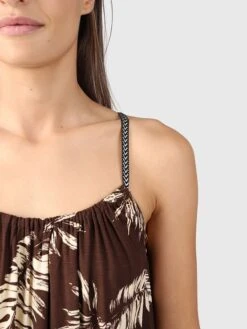 Brunotti Jurk "Isla-Palm" Bruin -Limango Winkel brunotti jurk isla palm bruin 2