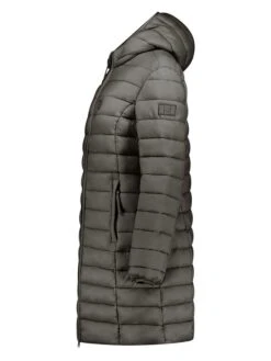 Doorgestikte Mantel "Akitaleak" Donkerkaki 4 Doorgestikte Mantel "Akitaleak" Donkerkaki -Limango Winkel canadian peak doorgestikte mantel akitaleak donkerkaki 2