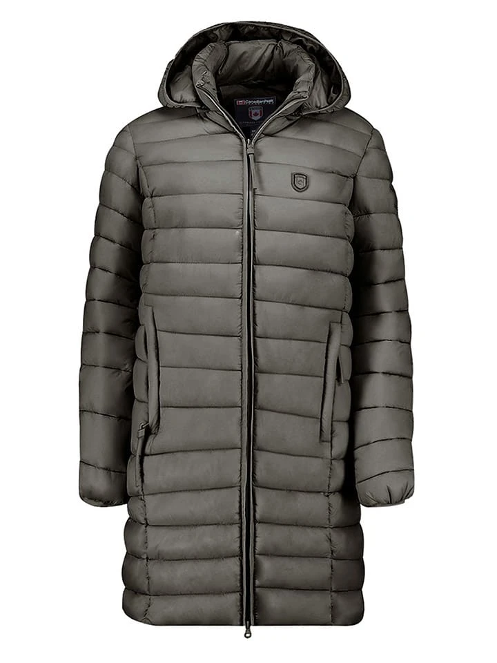 Doorgestikte mantel "Akitaleak" donkerkaki Doorgestikte Mantel "Akitaleak" Donkerkaki -Limango Winkel canadian peak doorgestikte mantel akitaleak donkerkaki