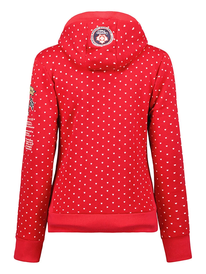 Hoodie "Gyrelle" rood Hoodie "Gyrelle" Rood -Limango Winkel canadian peak hoodie gyrelle rood 1