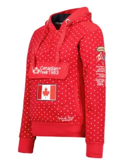 Hoodie "Gyrelle" Rood 4 Hoodie "Gyrelle" Rood -Limango Winkel canadian peak hoodie gyrelle rood 2