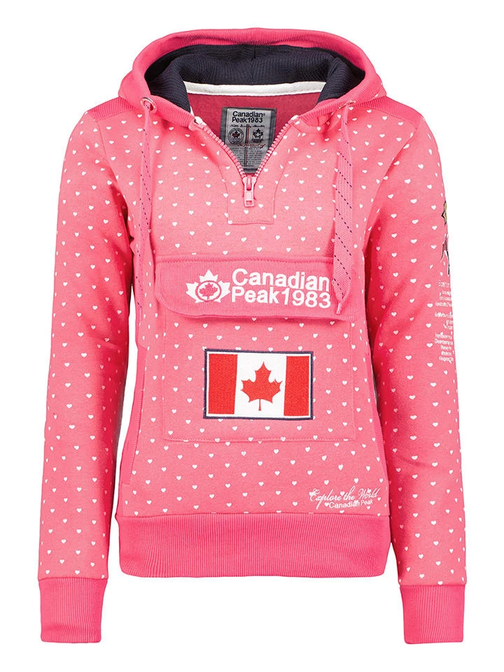 Hoodie "Gyrelle" roze Hoodie "Gyrelle" Roze -Limango Winkel canadian peak hoodie gyrelle roze