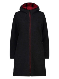 CMP Vilten Mantel Zwart