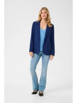 Cream Blazer "Cocamia" Blauw