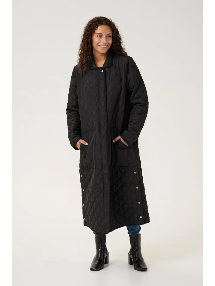 Doorgestikte mantel "Bash Donia" zwart Culture Doorgestikte Mantel "Bash Donia" Zwart -Limango Winkel culture doorgestikte mantel bash donia zwart