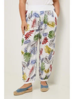 Broek Wit/groen/blauw