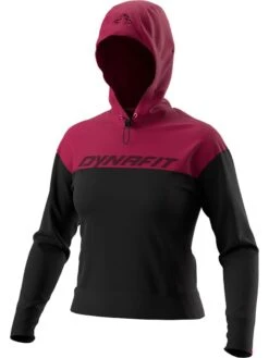 Dynafit Functionele Hoodie Zwart/pruimkleurig