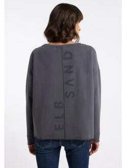 Elbsand Sweatshirt "Riane" Grijs -Limango Winkel elbsand sweatshirt riane grijs 4