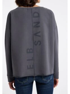 Elbsand Sweatshirt "Riane" Grijs -Limango Winkel elbsand sweatshirt riane grijs 5