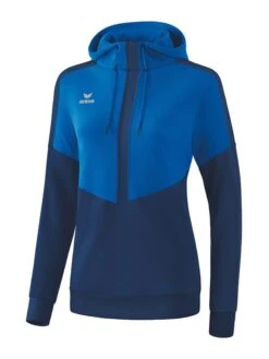 ERIMA Hoodie "Squad" Blauw/donkerblauw