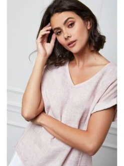 Linnen Shirt "Fabius" Lichtroze -Limango Winkel fleur de lin linnen shirt fabius lichtroze 3