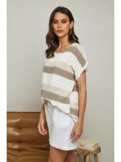 Shirt "Epicea" Beige/taupe -Limango Winkel fleur de lin shirt epicea beige taupe 2