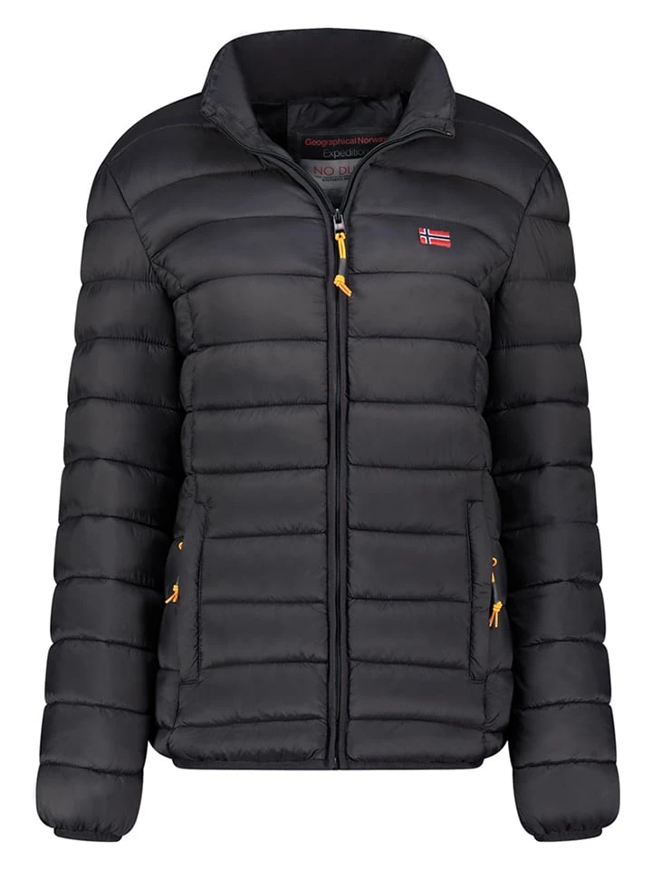 Doorgestikte jas "Atikolor" zwart GEOGRAPHICAL NORWAY Doorgestikte Jas "Atikolor" Zwart -Limango Winkel geographical norway doorgestikte jas atikolor zwart