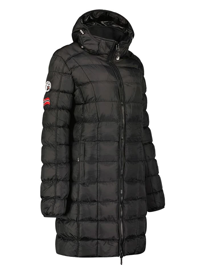 Doorgestikte mantel "Babette" zwart GEOGRAPHICAL NORWAY Doorgestikte Mantel "Babette" Zwart -Limango Winkel geographical norway doorgestikte mantel babette zwart 2