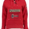 GEOGRAPHICAL NORWAY Hoodie "Gymclass" Rood -Limango Winkel geographical norway hoodie gymclass rood