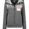 GEOGRAPHICAL NORWAY Sweatvest "Gwen" Grijs -Limango Winkel geographical norway sweatvest gwen grijs