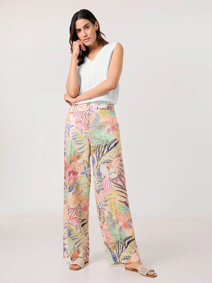 Linnen broek meerkleurig Gerry Weber Linnen Broek Meerkleurig -Limango Winkel gerry weber linnen broek meerkleurig