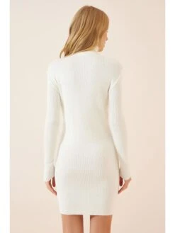 Gebreide Jurk Wit -Limango Winkel happiness istanbul gebreide jurk wit 2