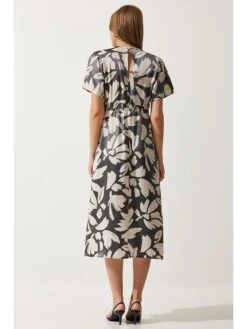 Jurk Antraciet/beige -Limango Winkel happiness istanbul jurk antraciet beige 3