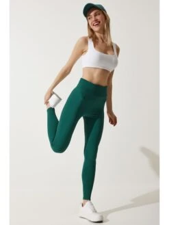 Leggings Donkergroen -Limango Winkel happiness istanbul leggings donkergroen 2