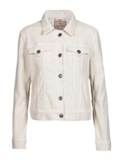 Herrlicher Corduroyjas Wit