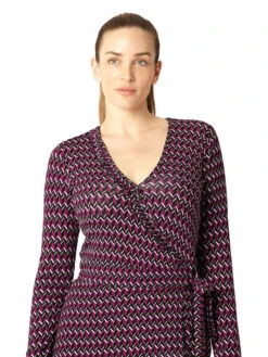 ILSE JACOBSEN Jurk "Elisa Harlekin" Paars -Limango Winkel ilse jacobsen jurk elisa harlekin paars 2