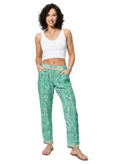 Broek Groen/zwart/crème 4 Broek Groen/zwart/crème -Limango Winkel ipanima broek groen zwart creme 2