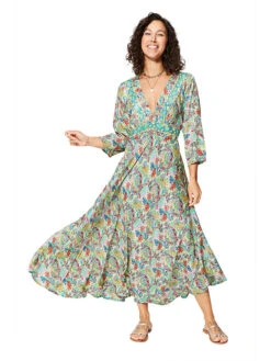 Jurk Meerkleurig/groen