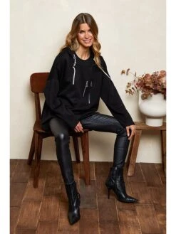 Hoodie "Meytal" Zwart -Limango Winkel josefine hoodie meytal zwart 4