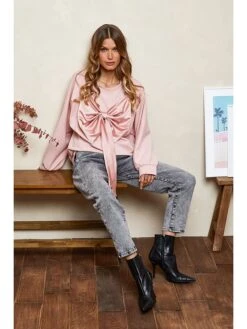 Sweatshirt "Ritz" Lichtroze -Limango Winkel josefine sweatshirt ritz lichtroze 4